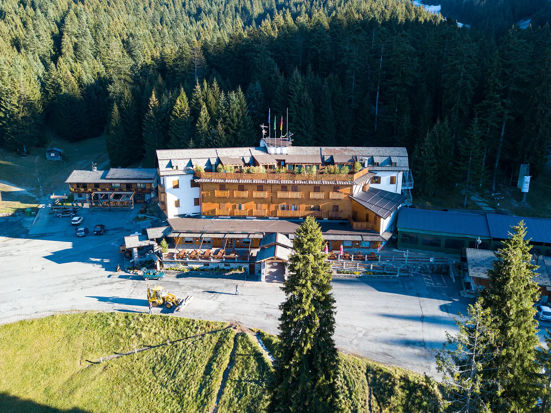 Hotel Spiazzi visto dall'alto